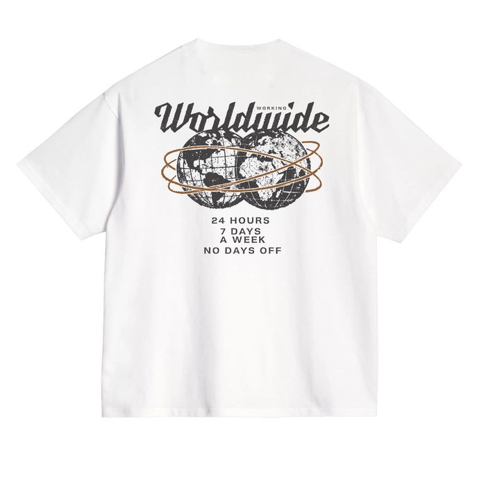 Футболка біла «Worldwide»