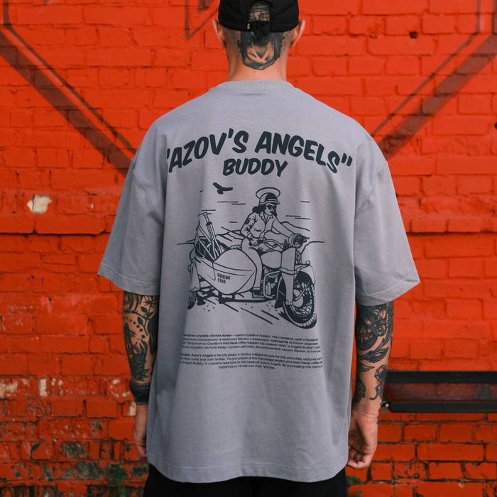 T-shirt Azov's Angels Buddy "Bike"