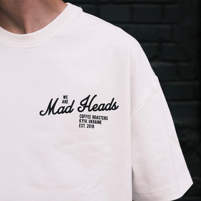 Футболка біла «2 rules». SHU x MH