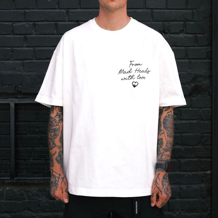 T-shirt white "Cupid". SHU x MH