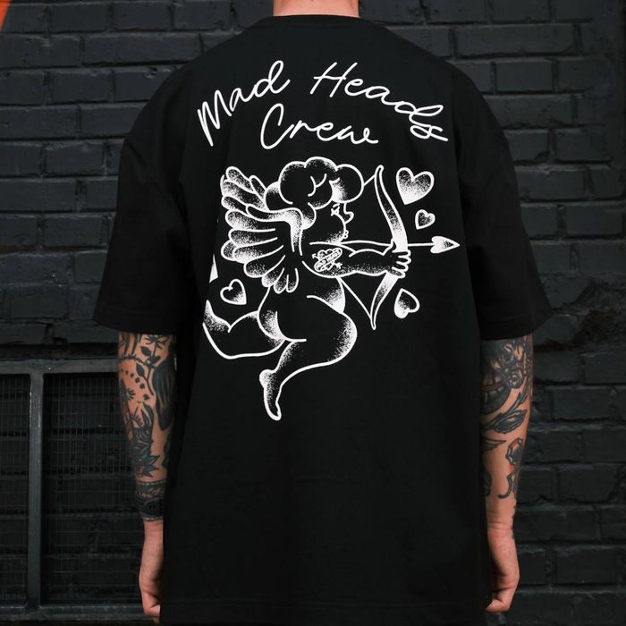 Футболка чорна «Cupid». SHU x MH