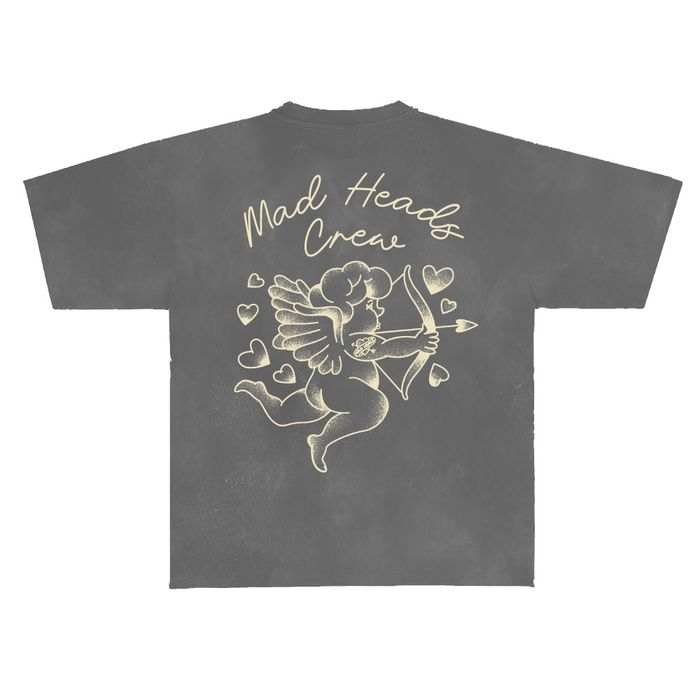 Gray t-shirt stonewash "Cupid"