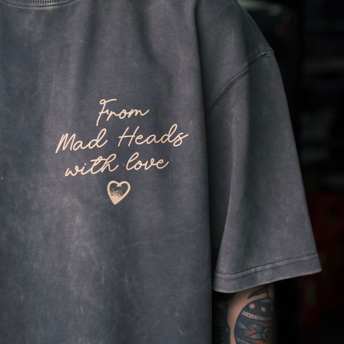 Gray t-shirt stonewash "Cupid"