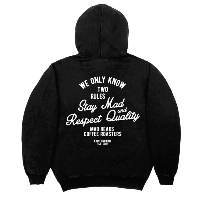 Худі чорний «Two Rules»