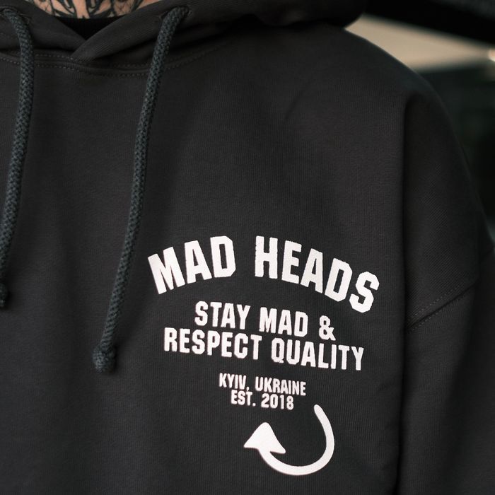 Худі сірий «Who Satan»