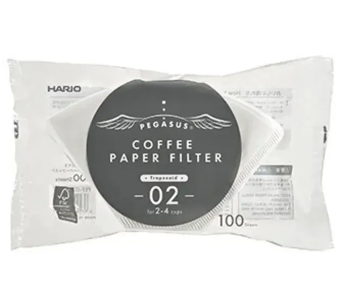 Паперові фільтри Hario для пуровера PEGASUS 02