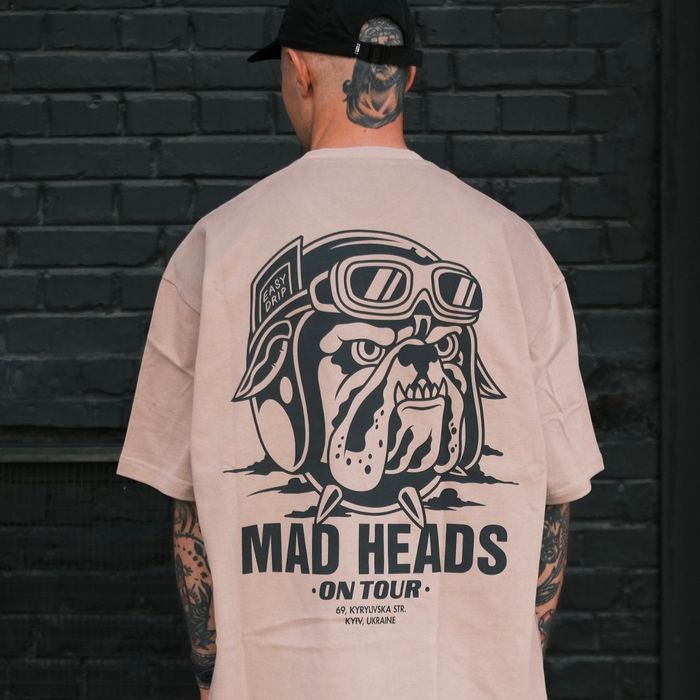 Cappuccino T-shirt "Mad heads on tour"