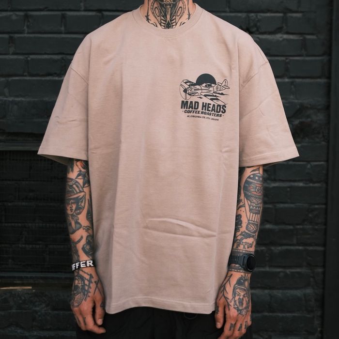 Cappuccino T-shirt "Mad heads on tour"