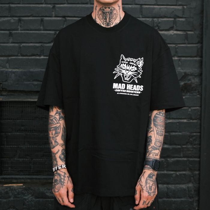 Black T-shirt "Mad cat vol.2"