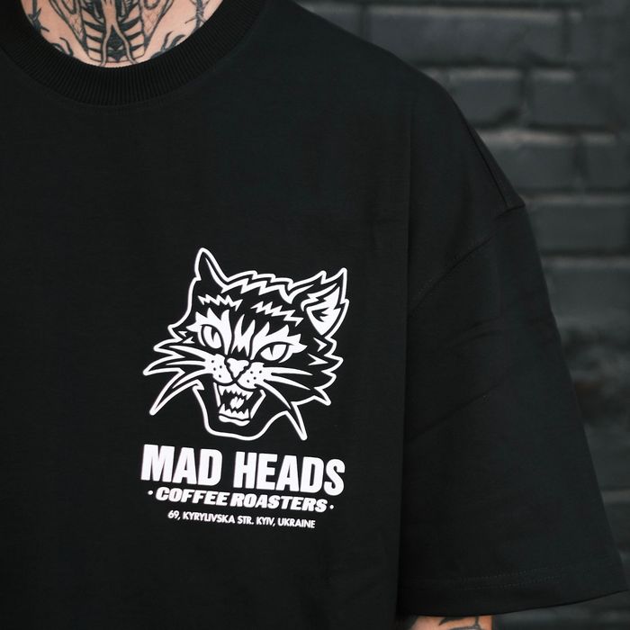 Футболка чорна «Mad cat vol.2»