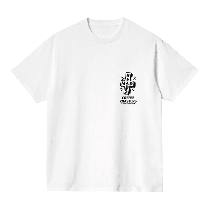 Футболка біла з чорним принтом «Who Satan vol.2»