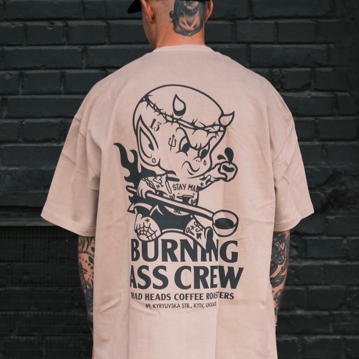 Cappuccino T-shirt "Who Satan vol.2". SHU x MH