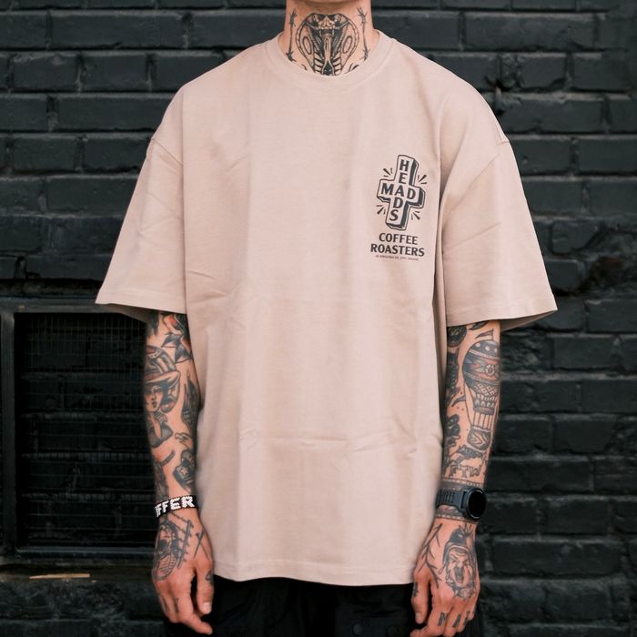 Cappuccino T-shirt "Who Satan vol.2". SHU x MH