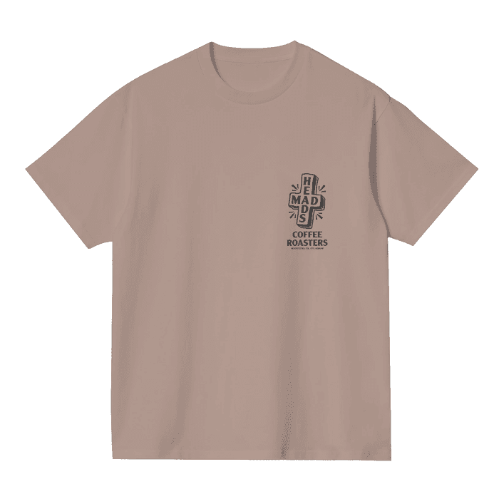 Футболка капучино «Who Satan vol.2». SHU x MH