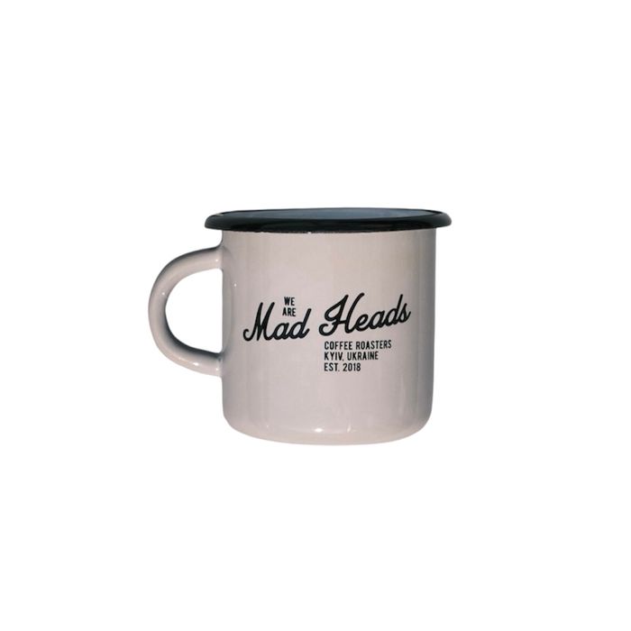 Кружка металева сіра «Two rules»