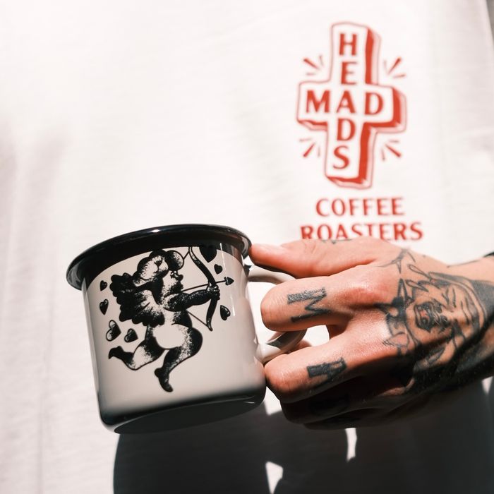 Кружка металева сіра «Cupid»