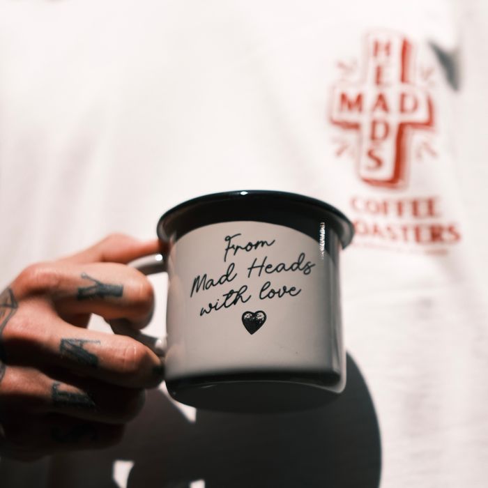 Кружка металева сіра «Cupid»