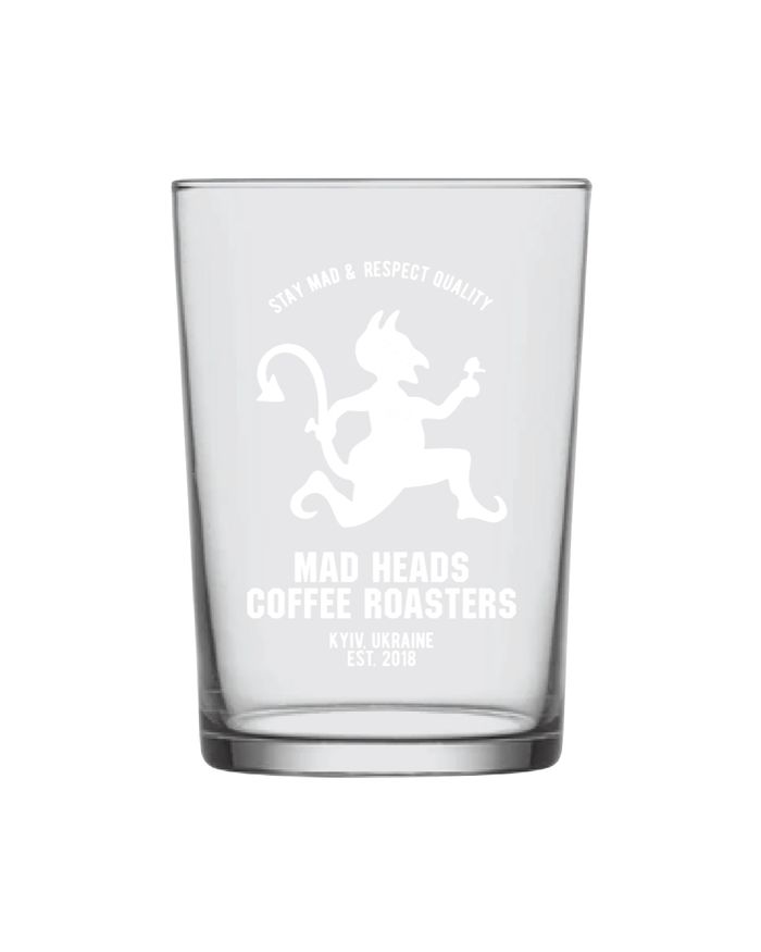 Склянка з білим принтом «Who Satan»