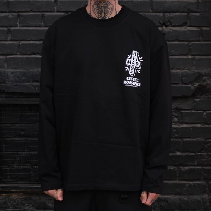 Лонгслів чорний «Who Satan vol.2»